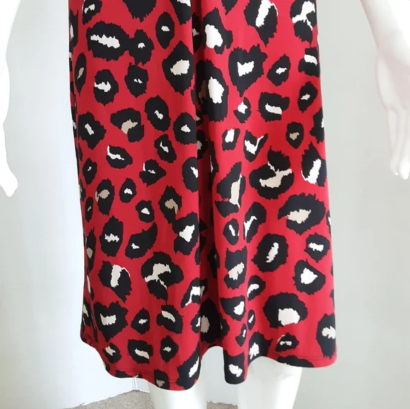 ANNALEE + HOPE EMPIRE KNOTTED CAP SLEEVE DRESS SZ M - Picture 3 of 10